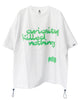 TAUPE DRAW CORD T-SHIRT