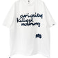 TAUPE DRAW CORD T-SHIRT
