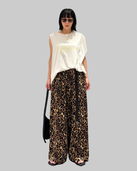 BELTED LEOPARD PANTS（UNISEX）