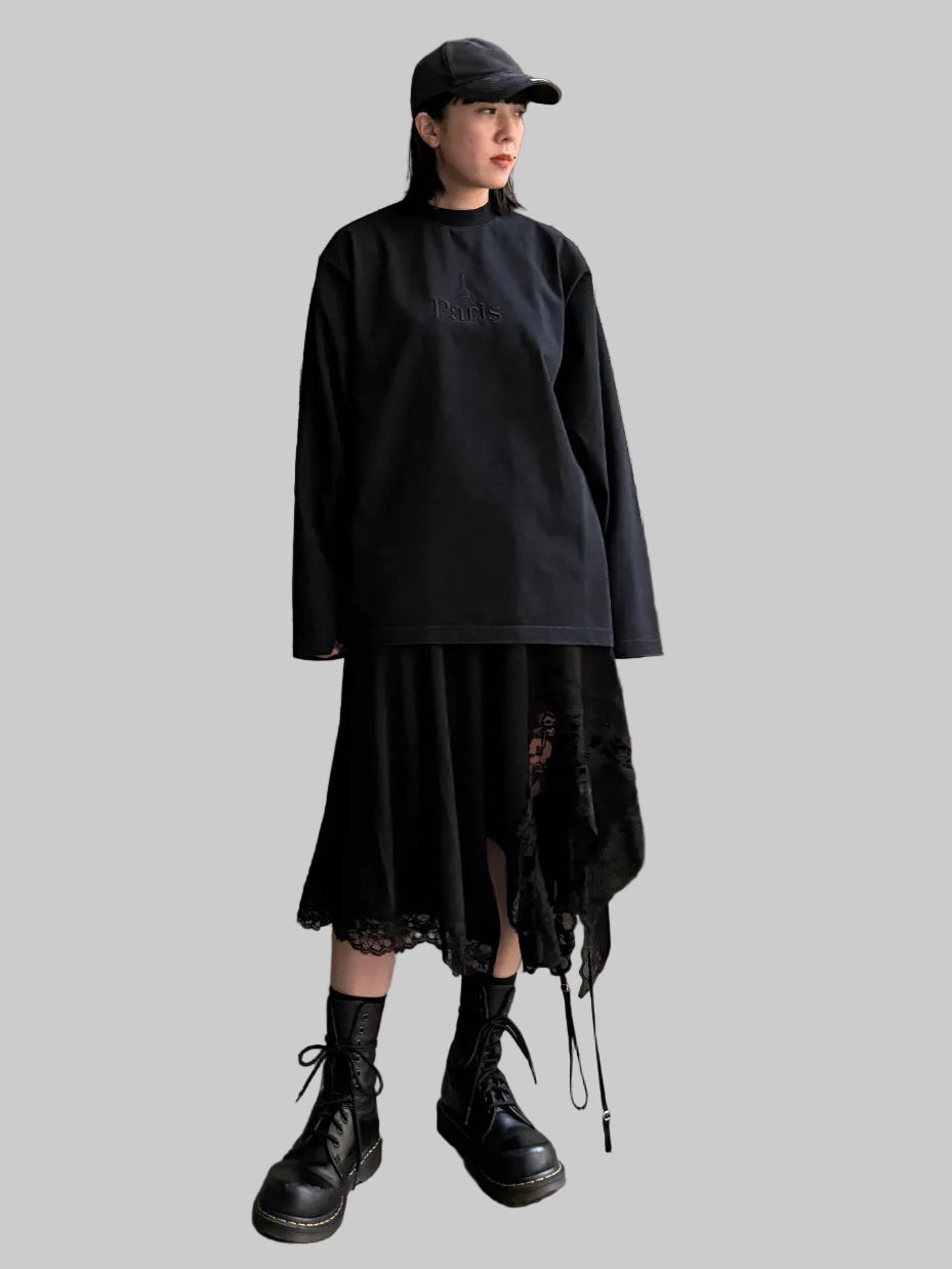 PARIS EMBROIDERED LONGSLEEVE（UNISEX）