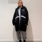 NYLON MIDI HOOD COAT