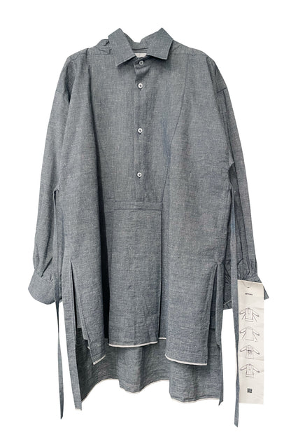 WESTERN KIMONO SHIRTS PAPER CHAMBRAY（UNISEX）