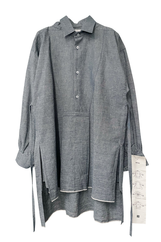 WESTERN KIMONO SHIRTS PAPER CHAMBRAY(UNISEX)