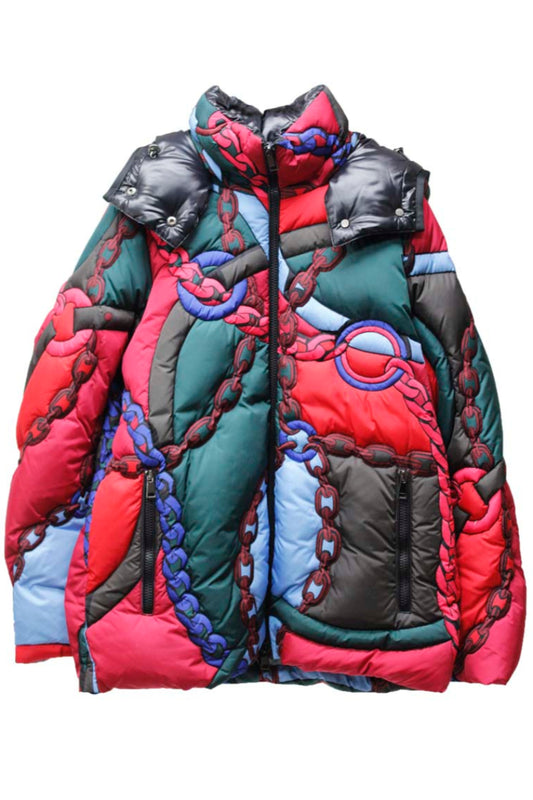 ODET GIUBBOTTOプリントダウンジャケット