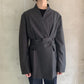 NO LAPEL ORIGAMI JACKET GABARDINE【25AW】