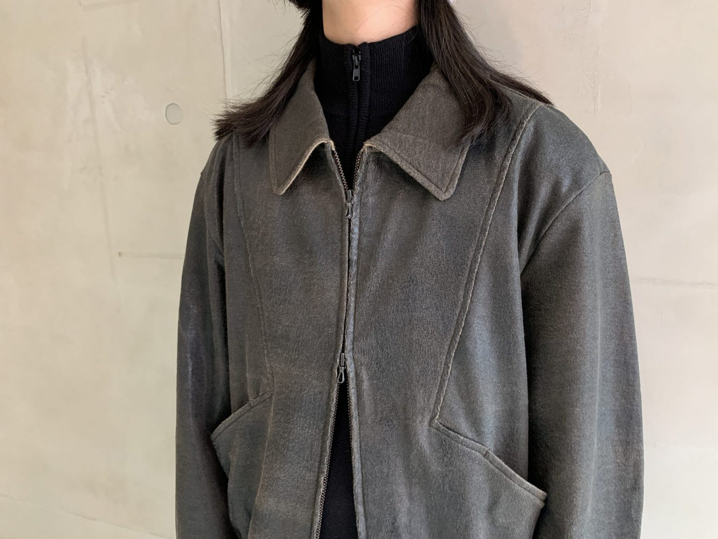 CRACK TERRY BLOUSON【25AW】
