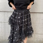 Asymmetric Tulle Skirt【24AW】