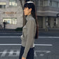 Fitted Zip Up Jacket Top
