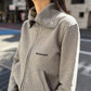Fitted Zip Up Jacket Top