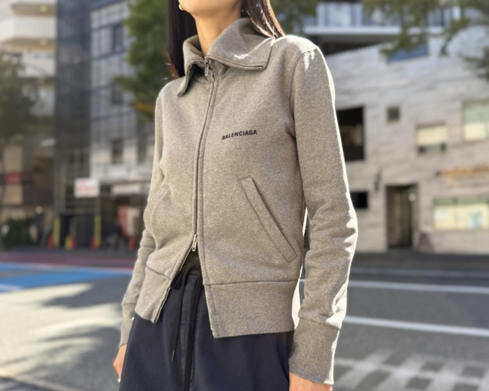 Fitted Zip Up Jacket Top