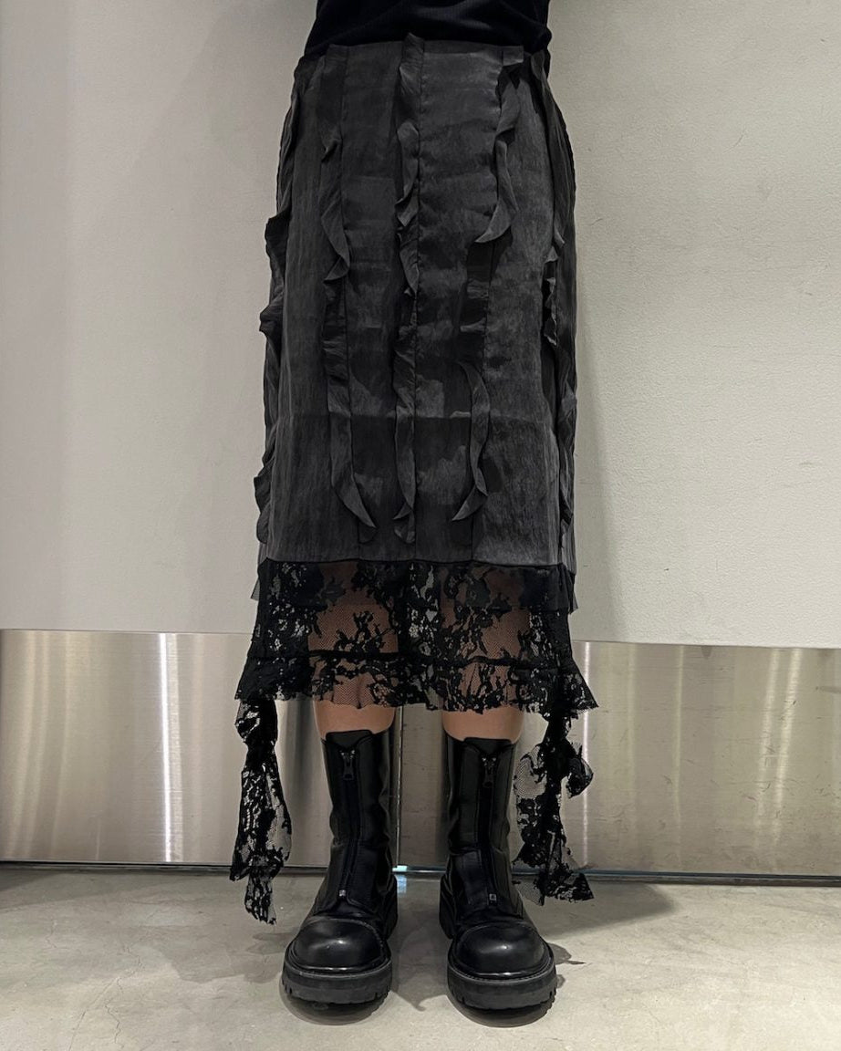 Boudoir Satin Skirt