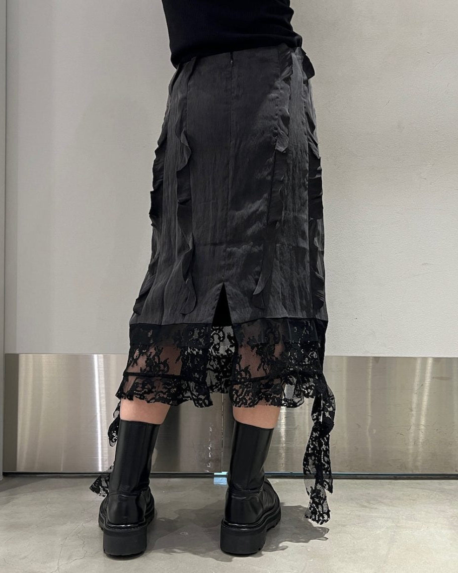 Boudoir Satin Skirt
