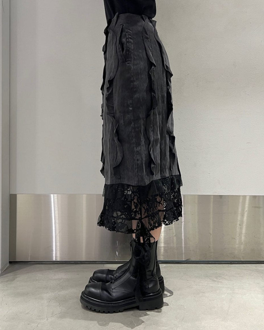 Boudoir Satin Skirt
