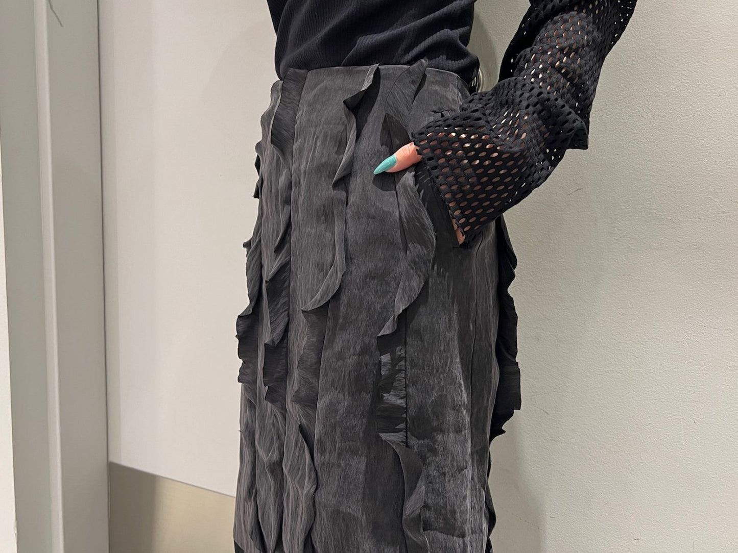 Boudoir Satin Skirt