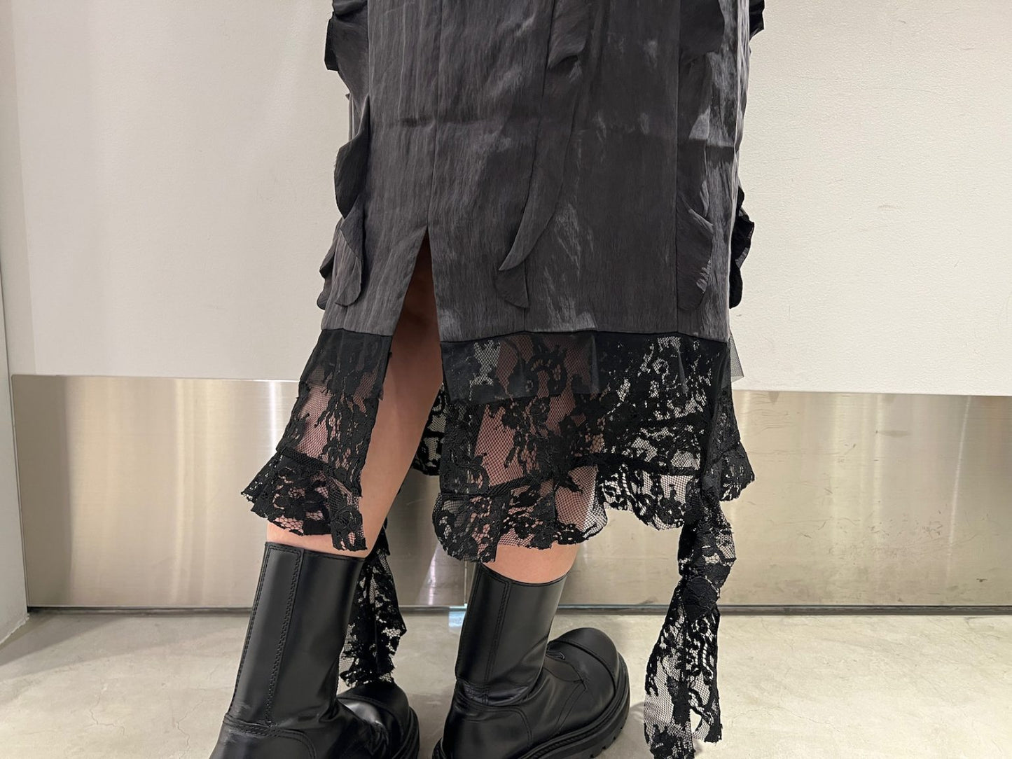 Boudoir Satin Skirt