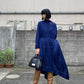 スカーフ付アシンメトリードレス.