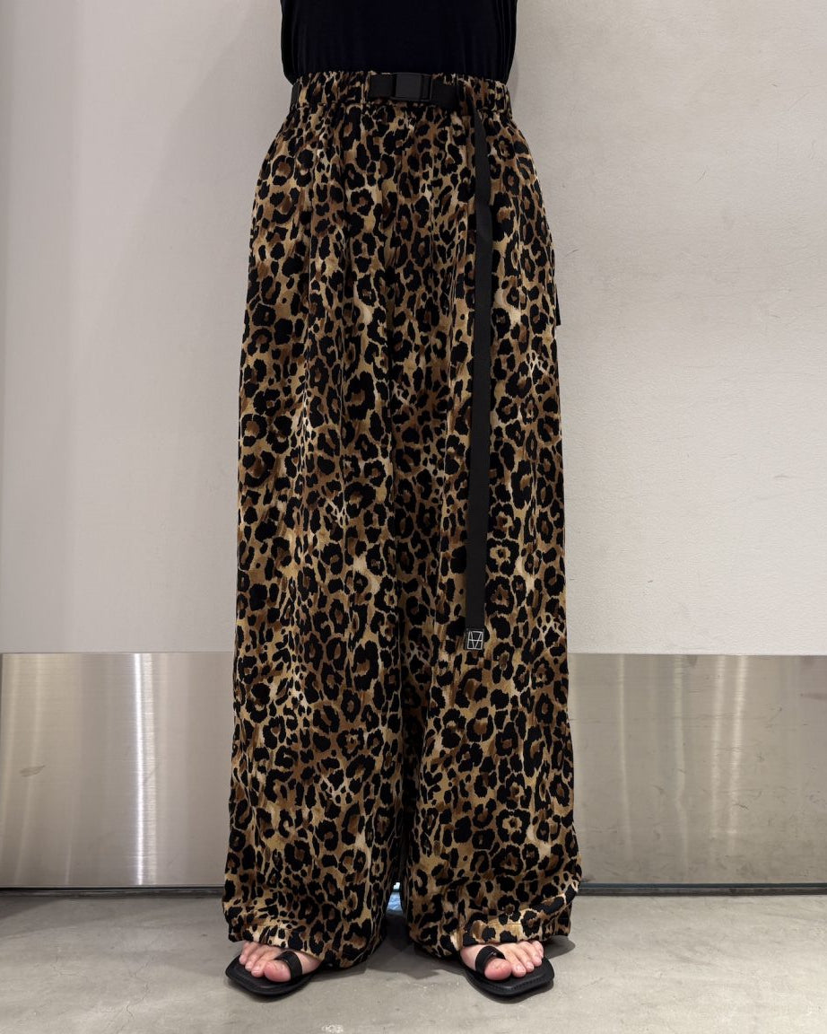 BELTED LEOPARD PANTS（UNISEX）
