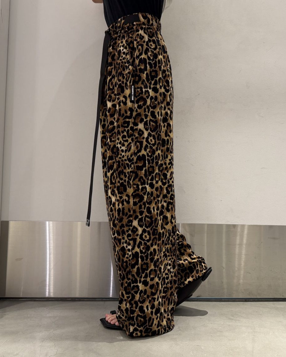 BELTED LEOPARD PANTS（UNISEX）