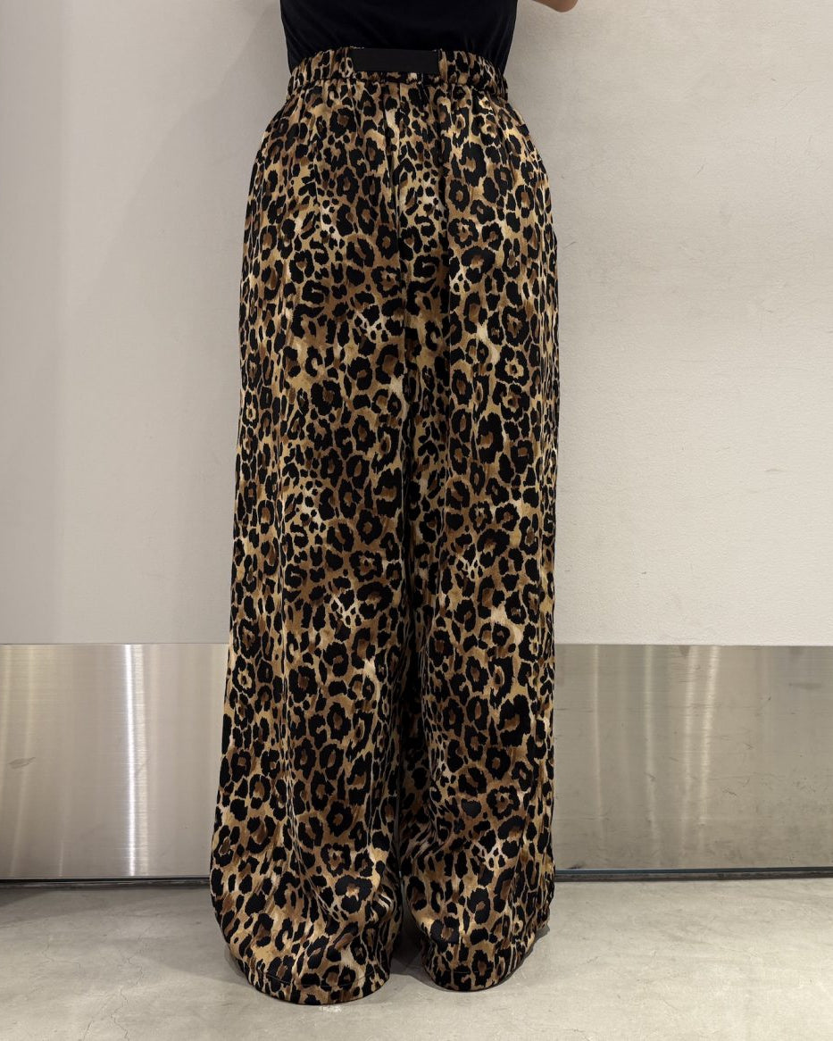 BELTED LEOPARD PANTS（UNISEX）
