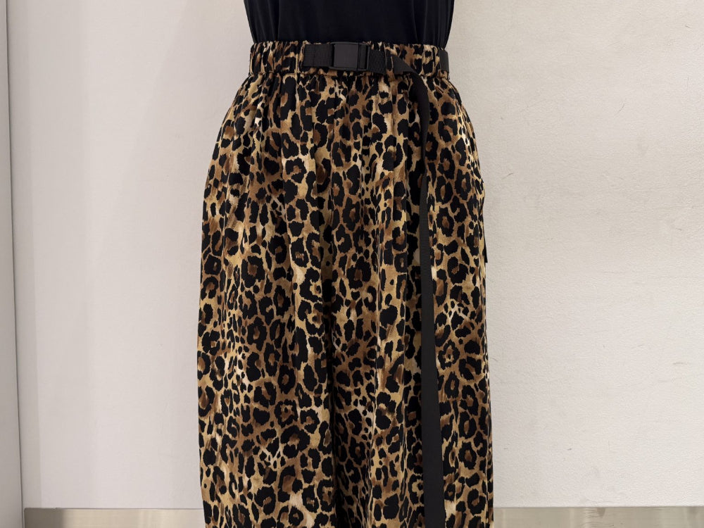 BELTED LEOPARD PANTS（UNISEX）