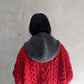 RIBED KNIT HOOD【25AW】