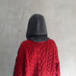 RIBED KNIT HOOD【25AW】
