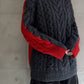 CABLE HIGH NECK KNIT【25AW】