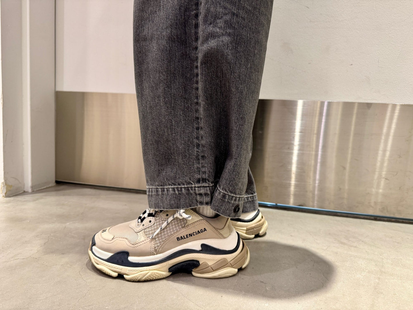 WASHED DENIM NO-BRAINER PANTS【25AW】