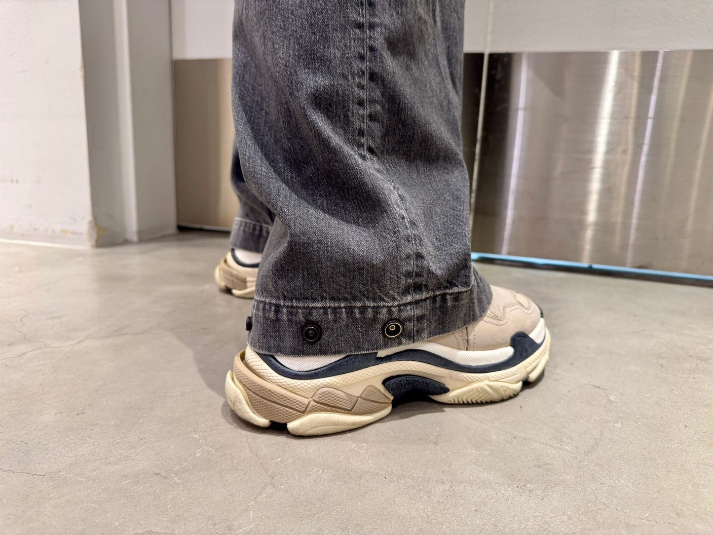 WASHED DENIM NO-BRAINER PANTS【25AW】