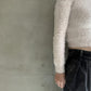 Knotted Shrunk Sweater【24AW】