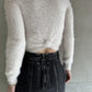 Knotted Shrunk Sweater【24AW】