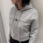 BROKEN ZIP-UP HOODIE【25AW】