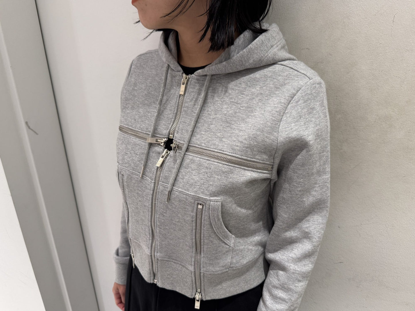 BROKEN ZIP-UP HOODIE【25AW】