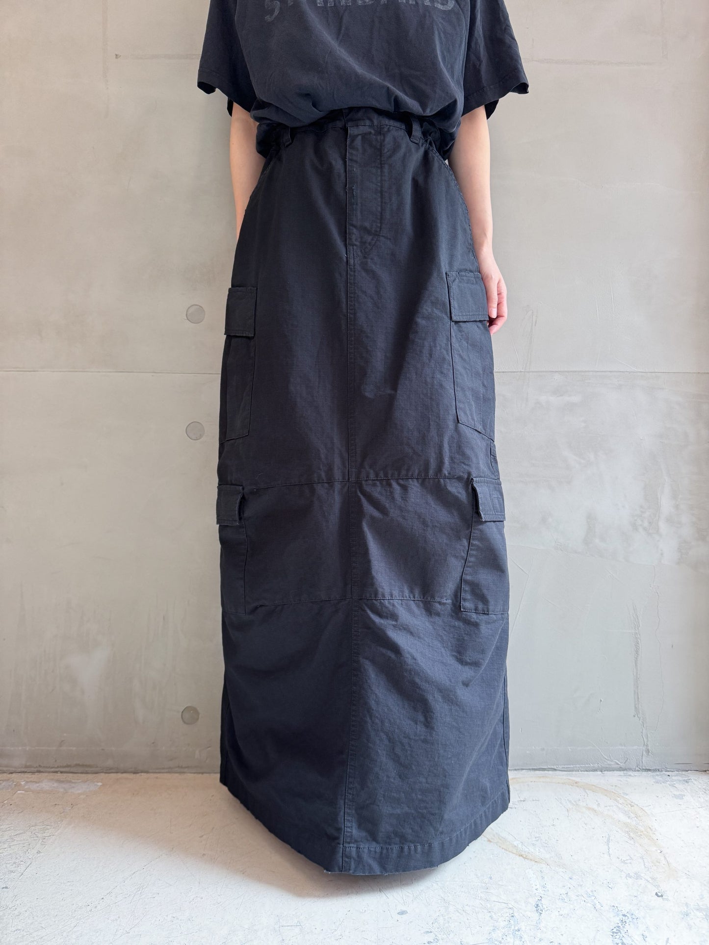 Cargo Maxi Skirt【25AW】