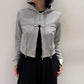 BROKEN ZIP-UP HOODIE【25AW】