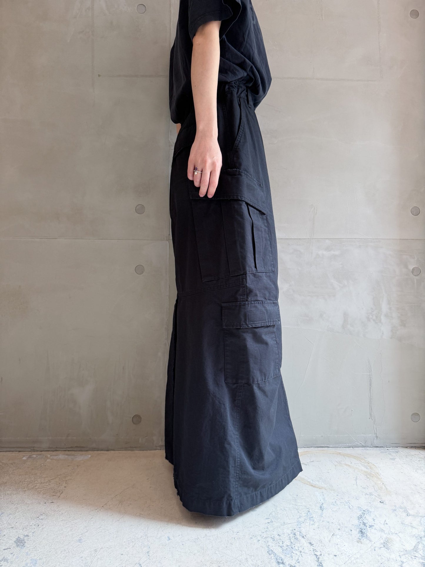 Cargo Maxi Skirt【25AW】