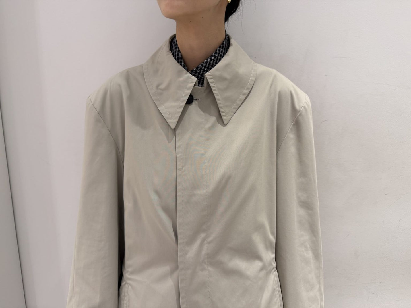 Wilted Collar Balmacaan Coat（UNISEX）