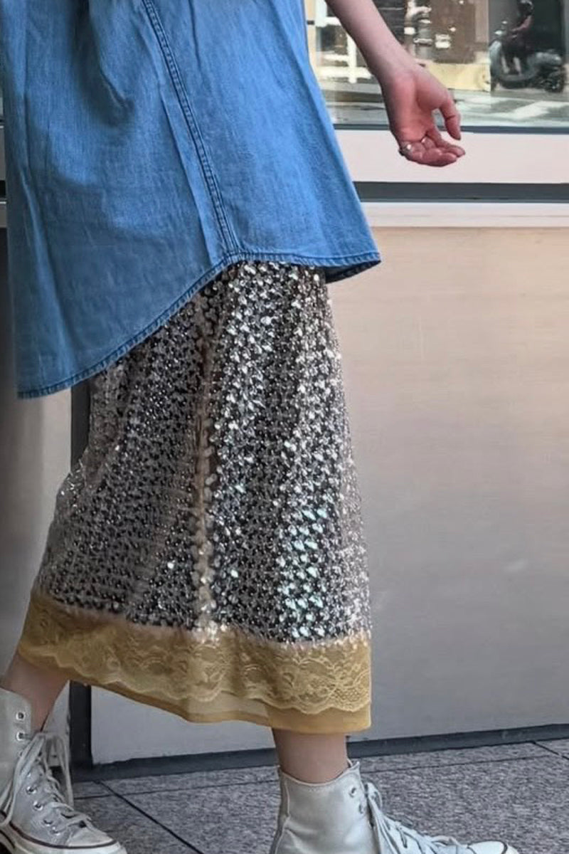 スパンコールスカート【25AW】