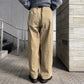 QUIET MILITARY BELTED PANTS【24AW】