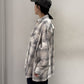 DISTRESSED PLAID SHIRT