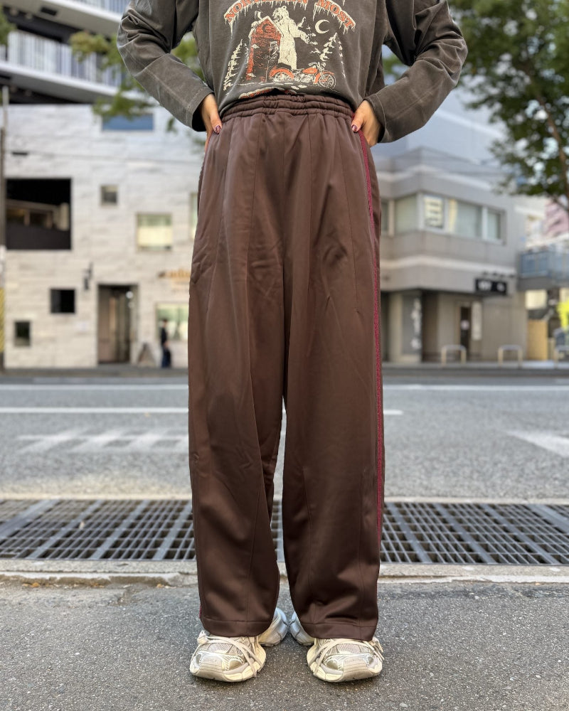 LACE TRIM TRACK PANTS