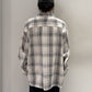 DISTRESSED PLAID SHIRT