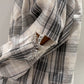 DISTRESSED PLAID SHIRT