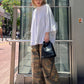 REVERSIBLE MILITARY CURVED PANTS【25SS】