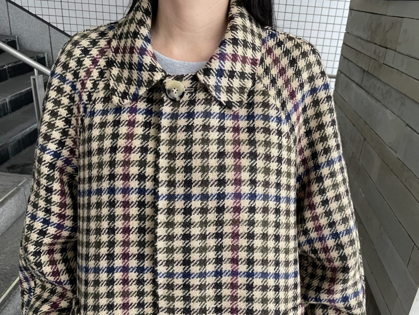 ウールステンカラーコート【24AW】