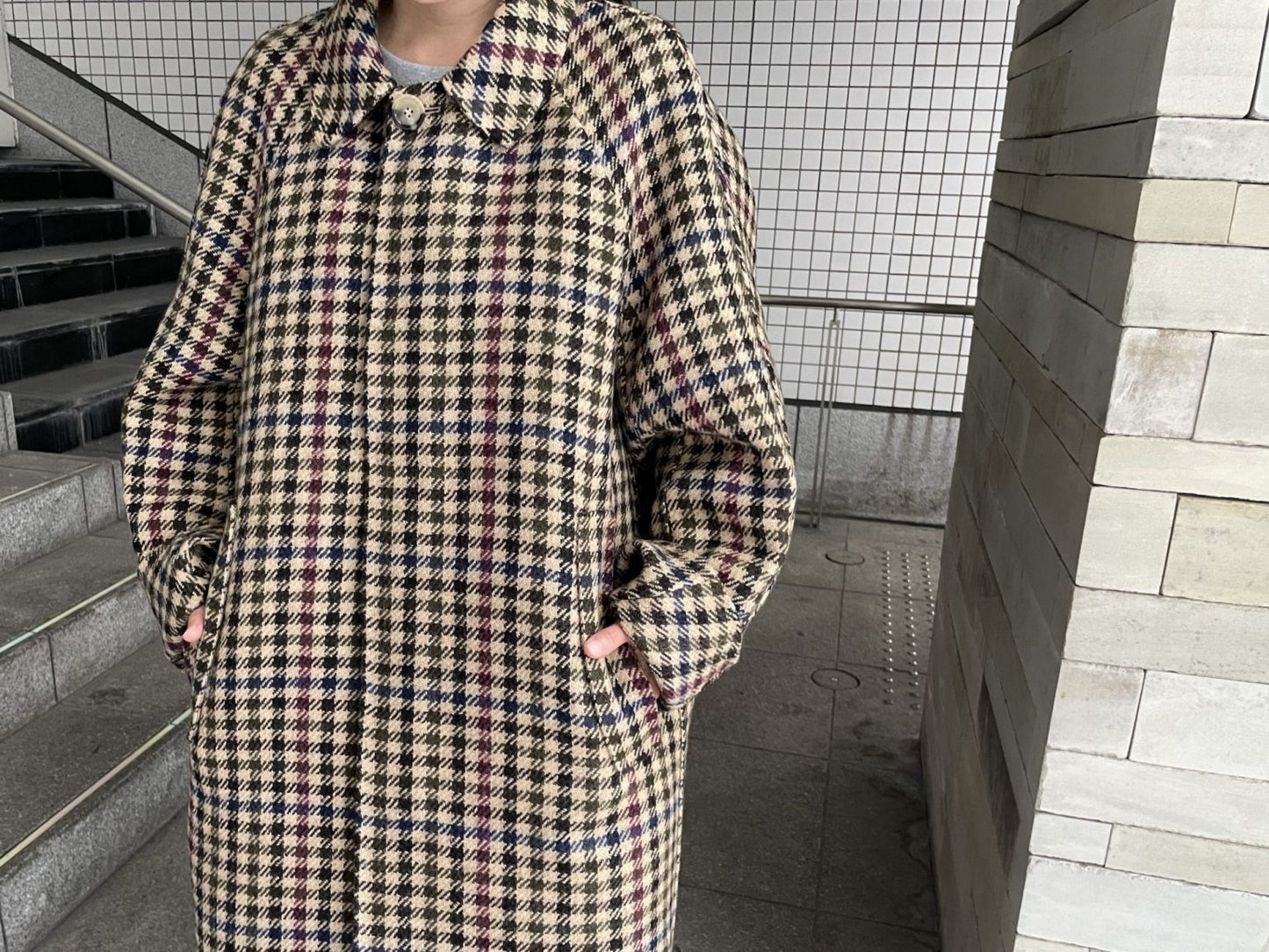 ウールステンカラーコート【24AW】