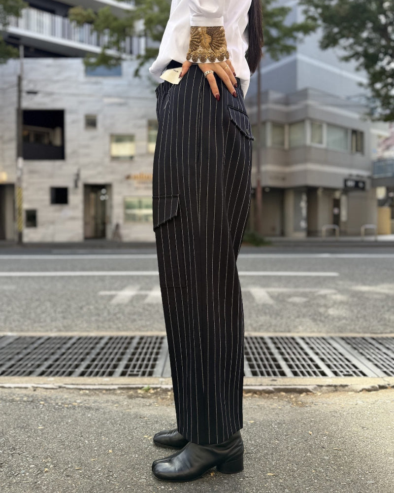 CHINO PANTS PINSTRIPE