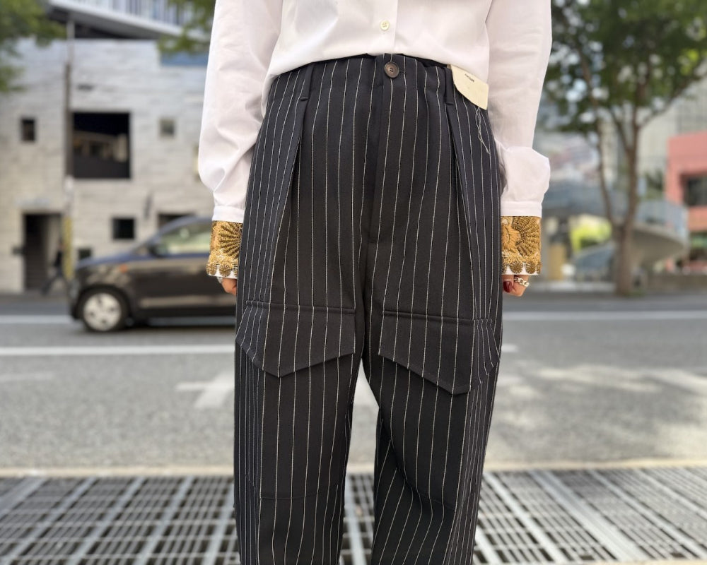 CHINO PANTS PINSTRIPE