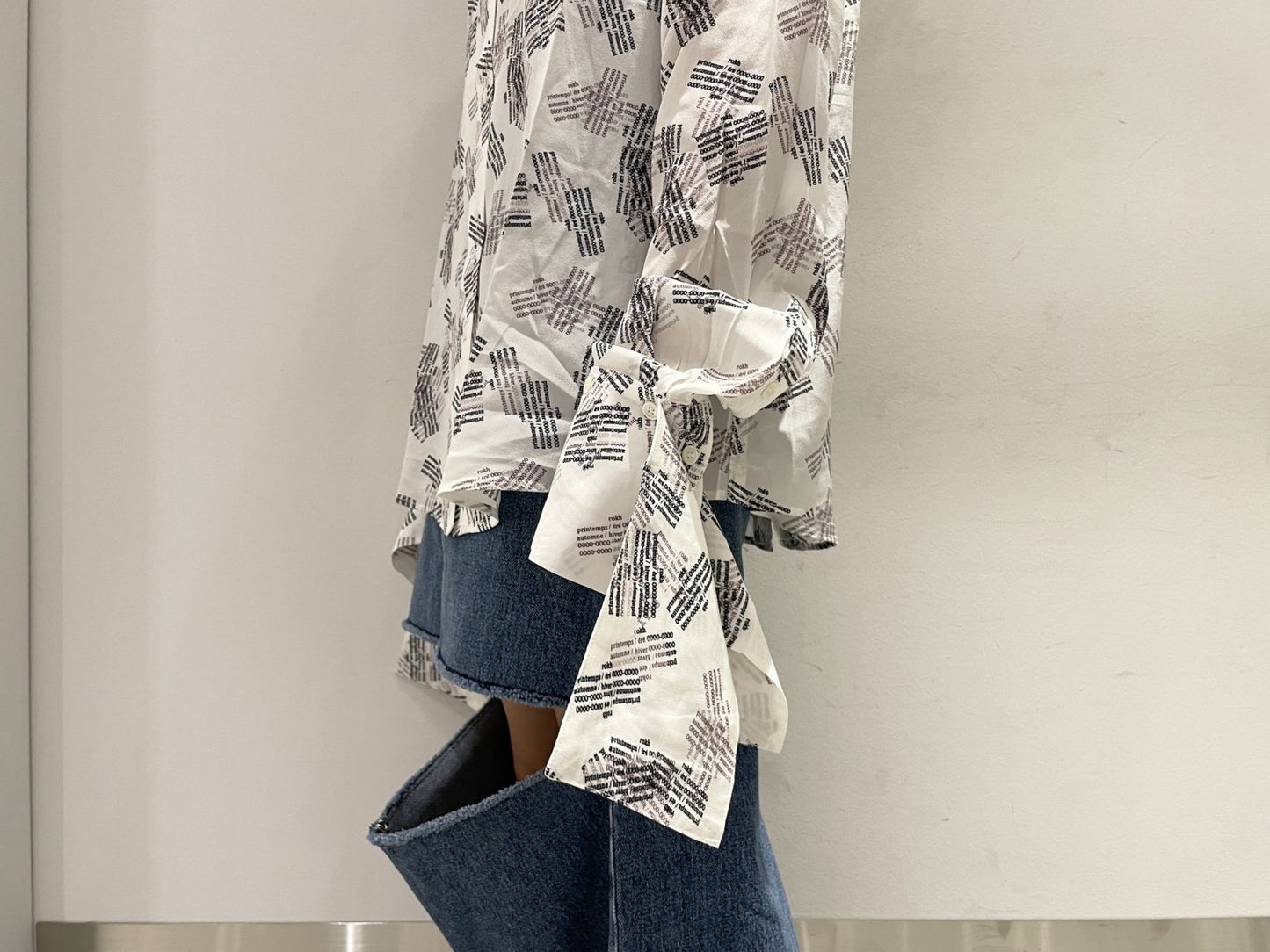 CUFF DETAILED BLOUSE【23AW】