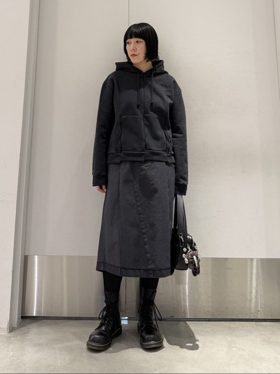 CUT-UP FITTED HOODIE（UNISEX）